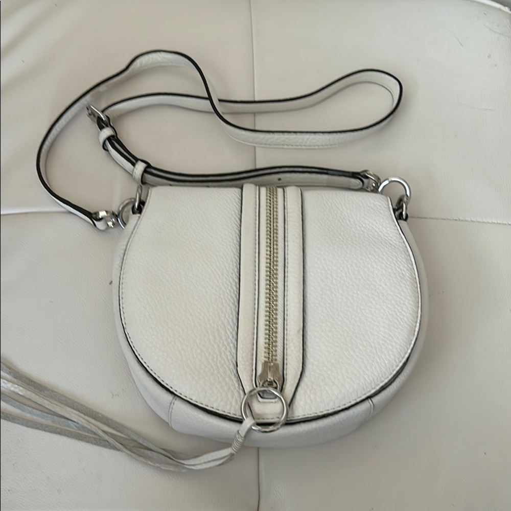 Rebecca Minkoff White Leather Crossbody Bag